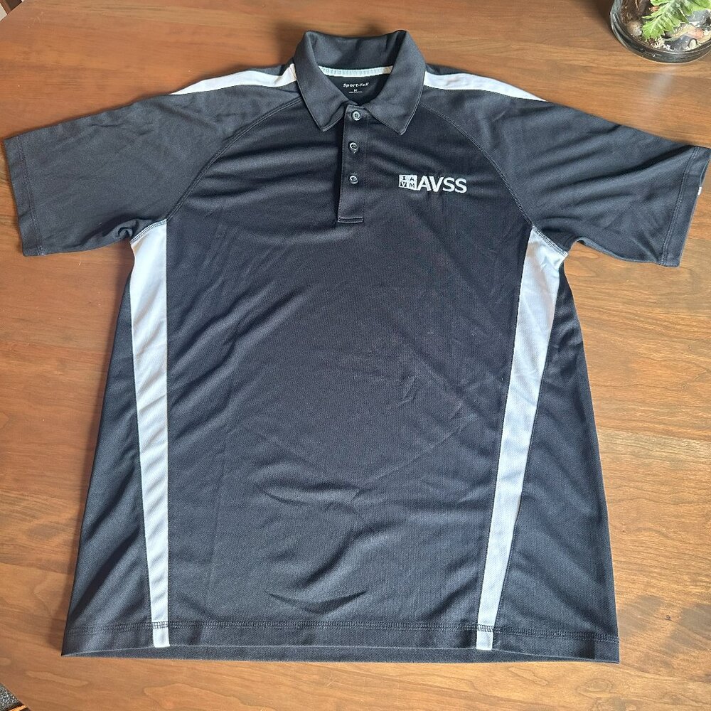 Sport-Tek Men's Black Polo Shirt